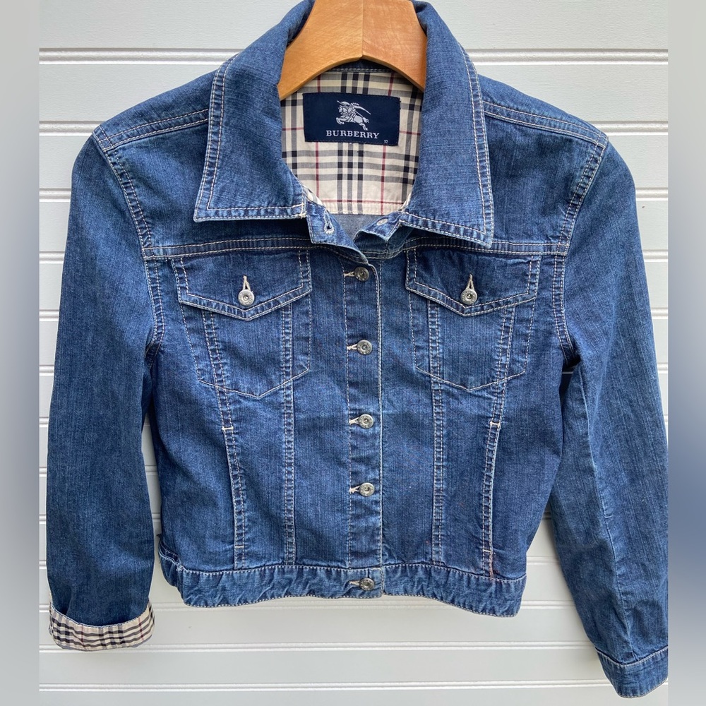 Burberry Kids Jean Denim Jacket Sz:10